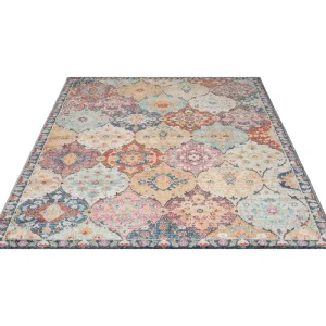 In- & Outdoor Teppich Mehrfarbig versch. Größen - rechteckig für die Terrasse - FLOORNOVO Ausverkauf