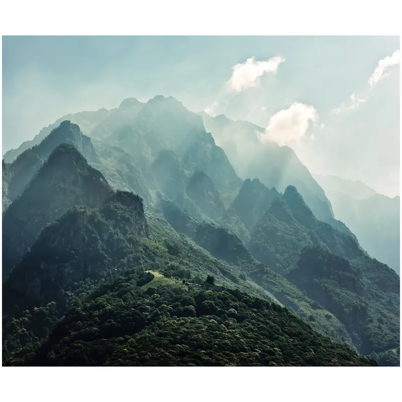 Komar Fototapete - The Summit - 250 x 300 cm - Vlies Digitaldruck - Natur Bestseller