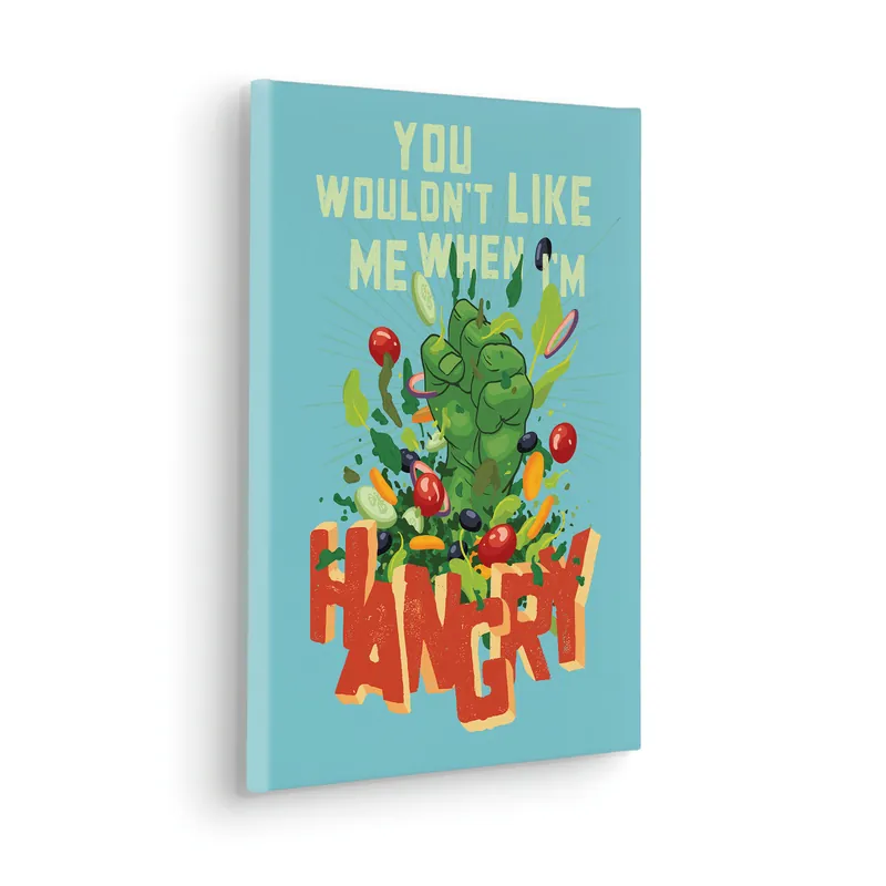 Meistverkauft Komar Leinwandbild Marvel Hangry - 40 x 30 cm - Keilrahmenbild - Kinderzimmer