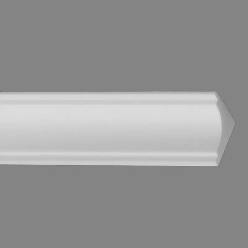 Wiesemann | Vorhangleiste "London 10" | Polystyrol | 50 x 68 x 2000 mm | Deckenleiste | Weiß Preisknaller