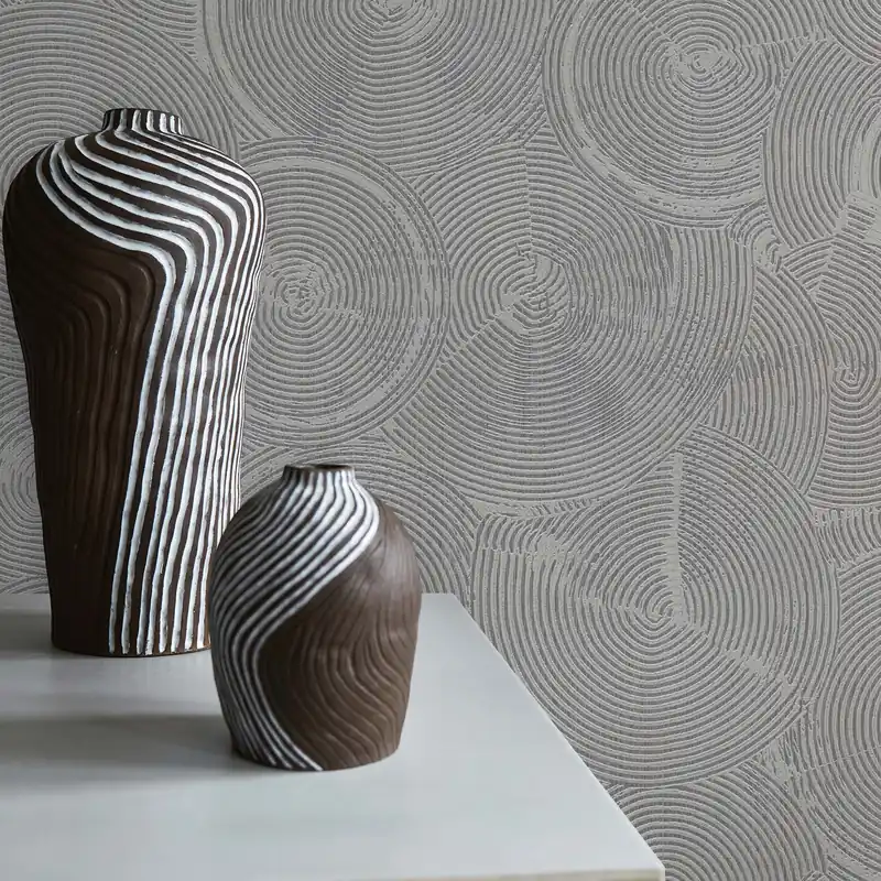 Mega-Angebot Tapete Grafik Meo M1-No.1610 Vliestapete Grau Silber Geometrisch Modern