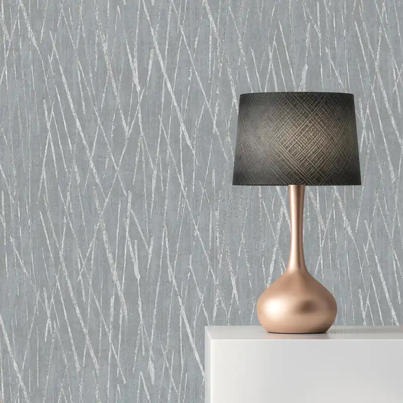 Jetzt Bestellen Tapete Grafik Meo M1-No.1711 Vliestapete Metallic Grau Struktur Modern