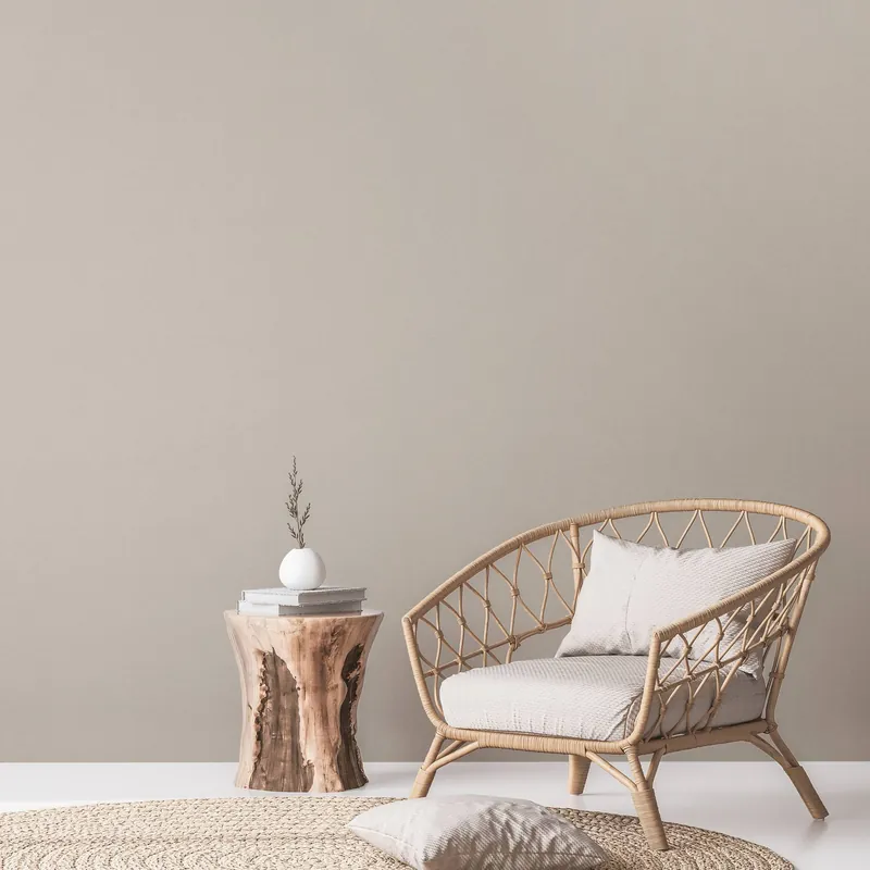 Schneller Versand Tapete Uni M1-No.3523 Vliestapete Taupe Tapete Einfarbig Unitapete