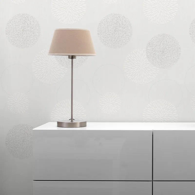 Tapete Punkte Kreise Luigi M1-No.3723 Vliestapete Creme Punktetapete Geometrisch Meistverkauft
