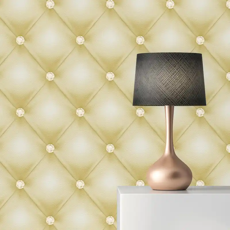 Jetzt Bestellen Tapete Glamour Luxus M1-No.2462 Vliestapete Grün Luxustapete Diamant
