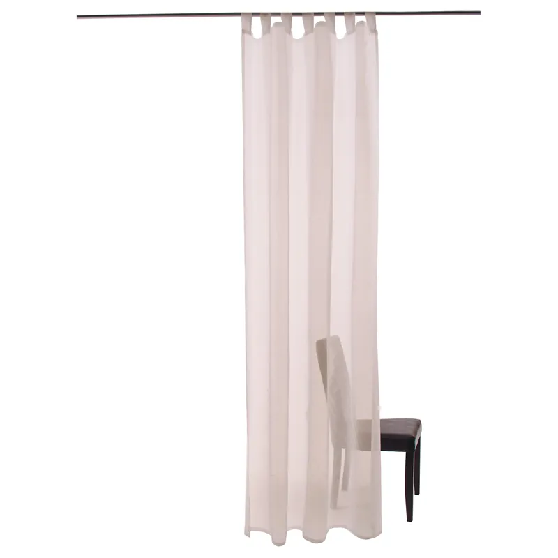 Mega-Angebot Schlaufenschal Sofia V3-No.2 | versch. Farben | Vorhang mit Schlaufen | uni transparent | Gardine