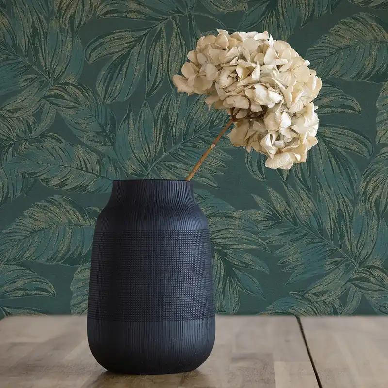 Garantierte Lieferung Tapete Lenni Blumen M1-No.11053 Vlies Grün Gold Tadessi 10.05 m x 0.53 m