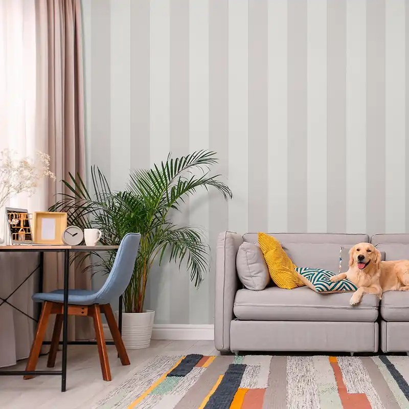 Echt Tapete Lio Streifen & Wellen M1-No.11268 Vlies Beige Creme Tadessi 10.05 m x 0.53 m