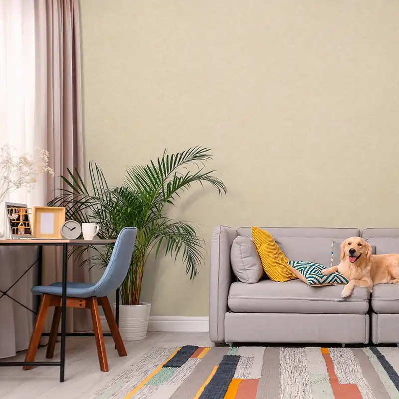 Tapete Uni Einfarbig M1-No.11273 Vlies Beige Tadessi 10.05 m x 0.53 m Preisreduziert