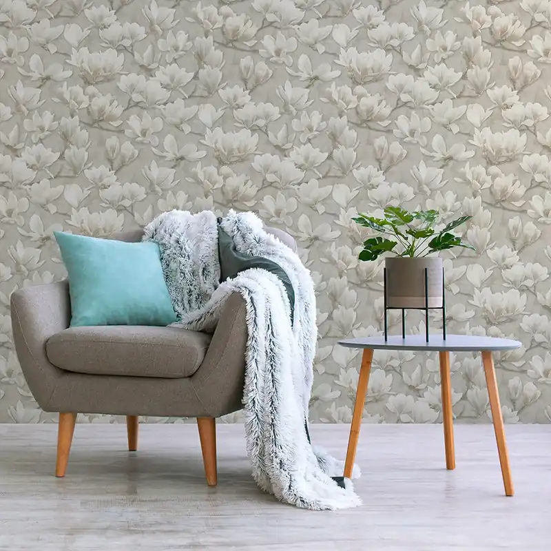 Nur Heute Tapete Florentin Blumen M1-No.11287 Vlies Beige Creme Tadessi 10.05 m x 0.53 m