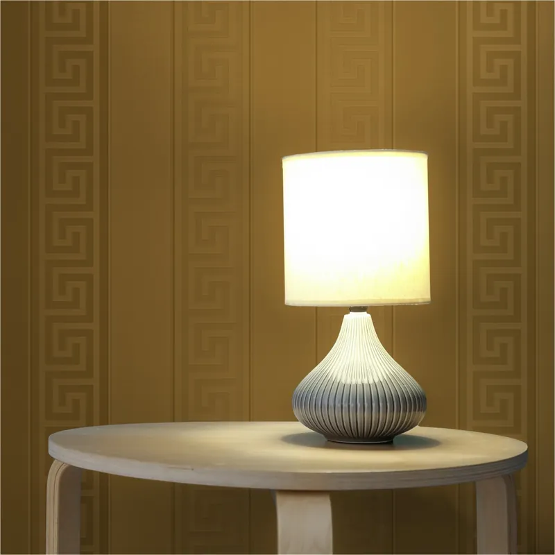Tapete Versace Design M1-No.12098 | Vliestapete Streifen | Gold | Wohnzimmer | Schlafzimmer Bestpreis