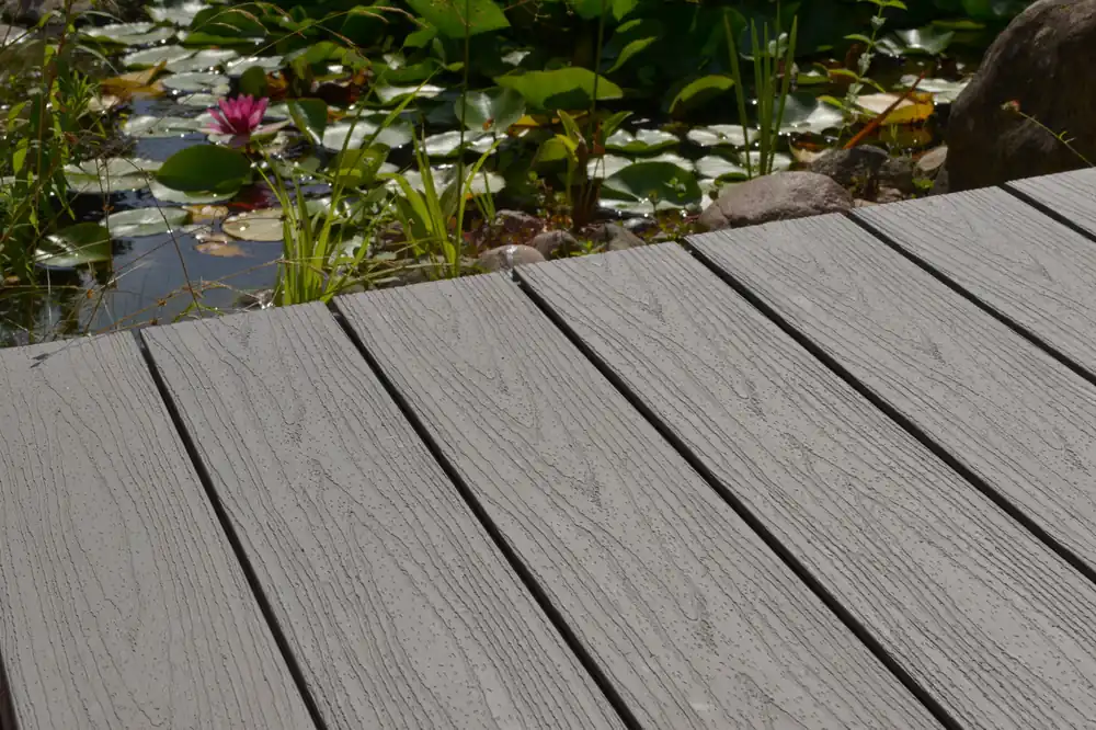 BPC Terrassendielen Massiv Komplettset Profi Xpanded Grau 20x210 mm Sonderaktion