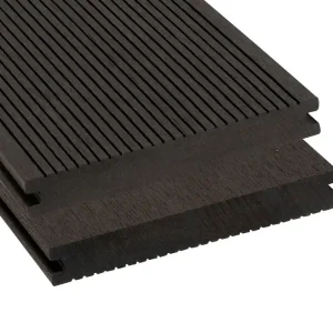 Abverkauf WPC Terrassendielen Expert Massiv Dunkelgrau / Ebony 20x140 mm