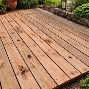 Komplettset Douglasie Terrassendielen 19x95 mm 2.Wahl Finale Aktion