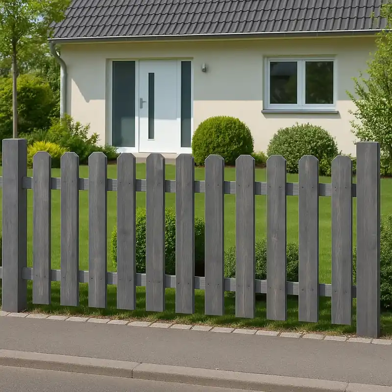 Vorgartenzaun Yvonne GRAU - Friesenzaun Begrenztes Angebot