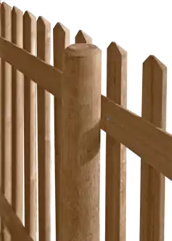 Baumpfahl BRAUN mit Spitze / Holzpalisade / Zaunpfahl Online Kaufen