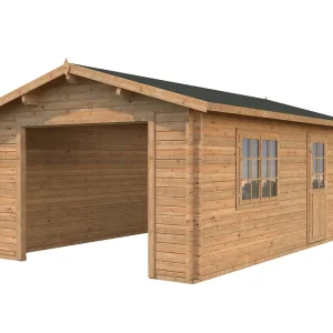 Preis Gesenkt Holzgarage Roger 19,0 m² ISO