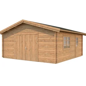 Holzgarage Roger 27,7 m² ISO Zertifiziert