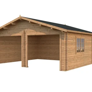 Preisreduziert Holzgarage Roger 28,4 m² ISO