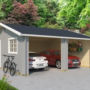 Doppelgarage aus Holz Falkland Beliebt