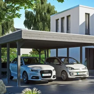 Doppelcarport Friesland 557 cm Begrenztes Angebot