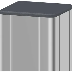 2er-Set TORPFOSTEN Aluminium für WPC Sichtschutzzaun Top-Angebot