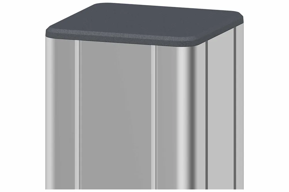 2er-Set TORPFOSTEN Aluminium für WPC Sichtschutzzaun Top-Angebot