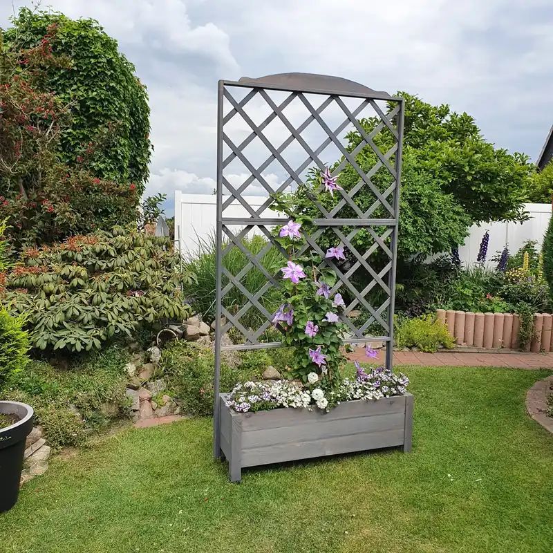 Preisreduziert Rankkasten Botanica 110x32x210 cm, grau