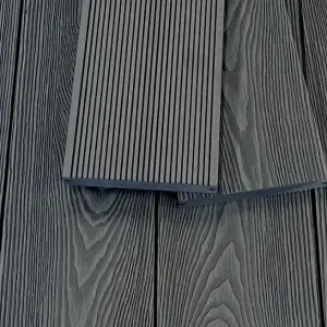 WPC Terrassendielen XTRA Massiv Eiche Dunkelgrau 19x140 mm Bestseller