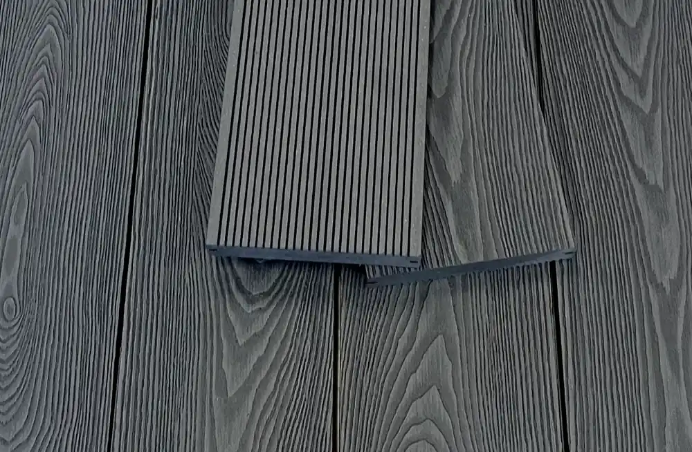WPC Terrassendielen XTRA Massiv Eiche Dunkelgrau 19x140 mm Bestseller