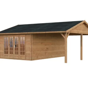 Preisknaller Gartenhaus Irene 6 ISO 19,0 + 16,2 m²