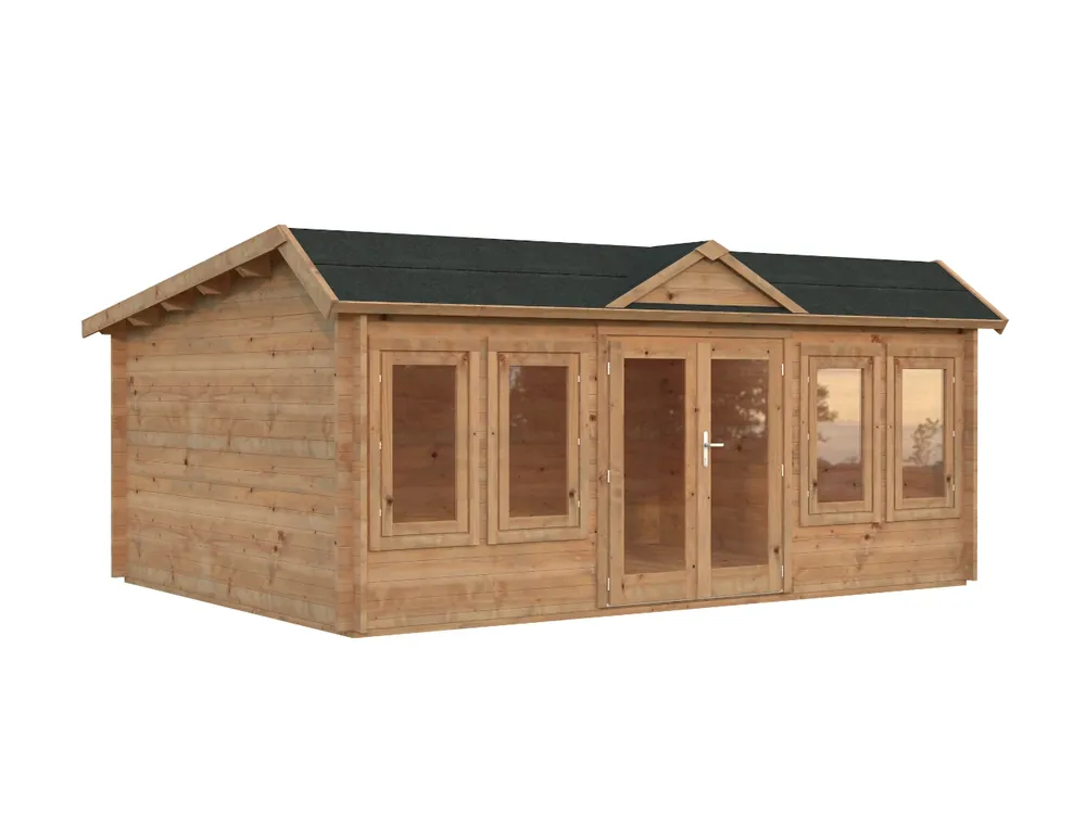 Letzte Chance Gartenhaus Claudia 6 ISO / 19,4 m² Pentroof
