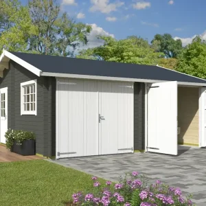 Doppelgarage aus Holz Falkland Rabatt