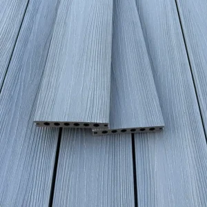 Mega-Angebot BPC Terrassendielen Komplettset Addition GRAU / BRAUN beschichtet 21,5x136 mm