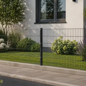 Komplettset AKTION-Einzelstabmatten mit Pfosten anthrazit oder grün Schneller Versand