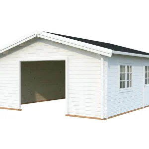 Holzgarage Roger 27,7 m² ISO Garantierte Lieferung
