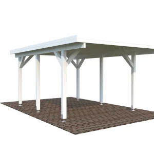 Schnäppchen Einzelcarport mit Flachdach Karl 1 / 11,7 m²