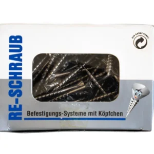 100 Stück Gartenholzschrauben Edelstahl V2A 4,5x50 mm Torx + Bit Restposten Saisonangebot