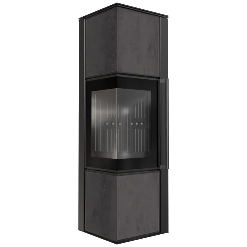 Kaminofen aus Stahl KRATKI TORA/S 8 kW Ø 150 Nur Für Kurze Zeit
