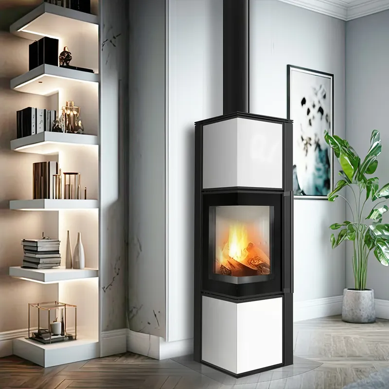 Kaminofen aus Stahl KRATKI TORA/S 8 kW Ø 150 Super-Preis