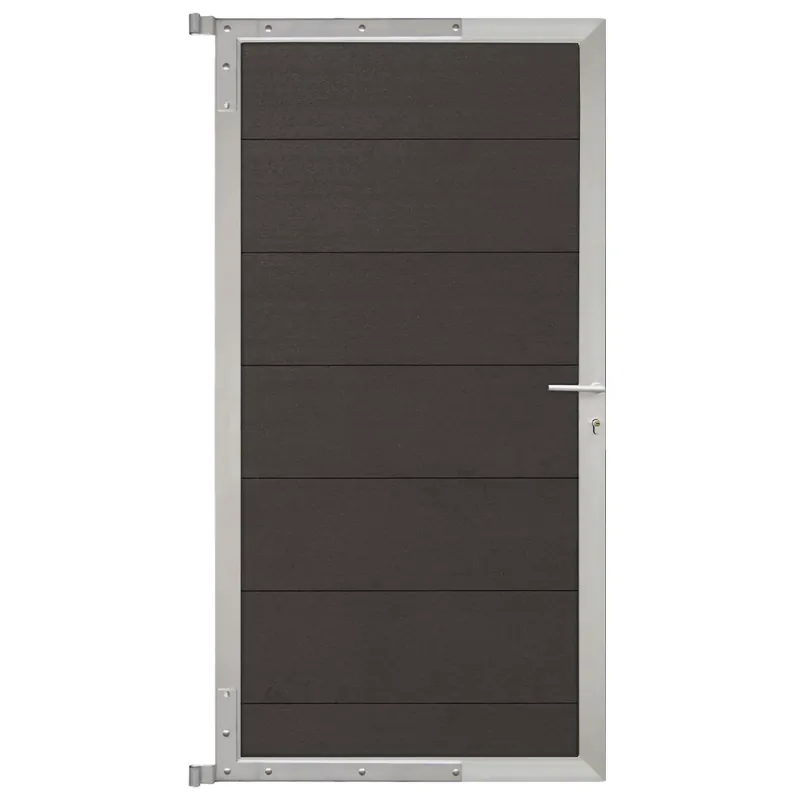 WPC Steckzaun Tor Ameland - ca. 90 x 175 cm | V-Line Zertifiziert