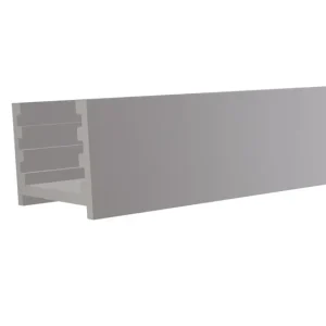 Aluminium Wandprofil für Steckzäune, 200 cm | V-Line Preiswert