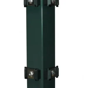 Eckpfosten 6x6 cm für Doppelstabmatten - Grün Ausverkauf