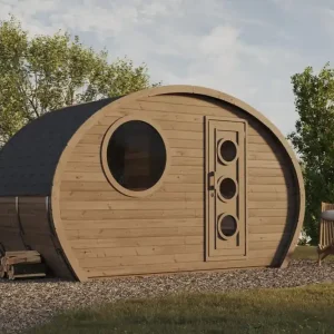 Saunafass Frodo 1,94x4m Preisreduziert