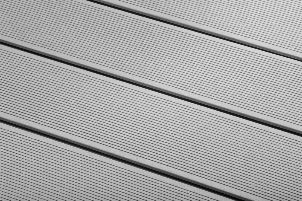 WPC Terrassendielen Komplettset MASSIV Expert Hellgrau Silver Cedar 20x140 mm Echt