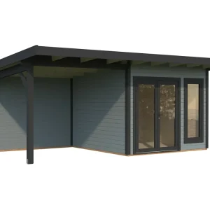 Gartenhaus Aurelia 8,4 m² + 7,9 m² ISO - mit Anbau Bestpreis