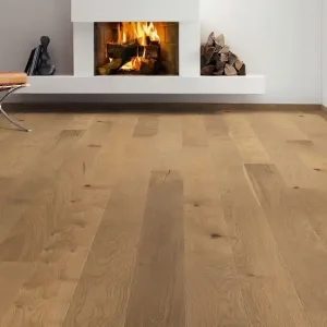 15 m² HARO Klick-Parkettboden Bernstein-Eiche Sauvage strukturiert Neue Ware