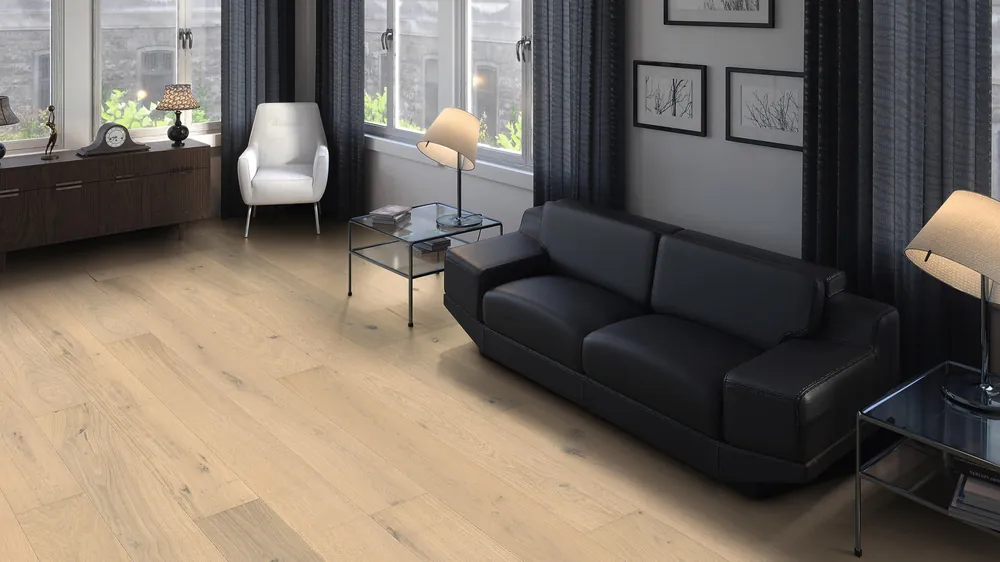 39 m² HARO Nut+Feder Parkettboden Eiche lichtweiß Begrenztes Angebot