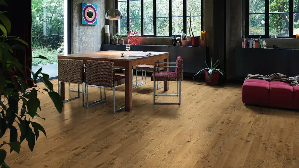 Aktuell 14 m² HARO Nut+Feder Parkettboden Eiche Classico naturale