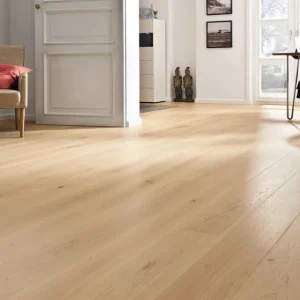 40 m² HARO Klick-Parkettboden Eiche lichtweiß markant Super-Preis